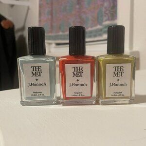 NEW The Met J.Hannah Nail Polish Trio